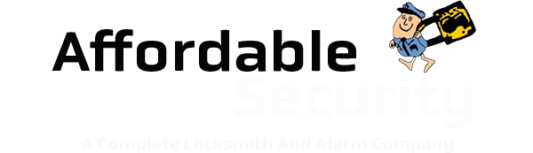 Affordable Security Locksmith And Alarm Logo New